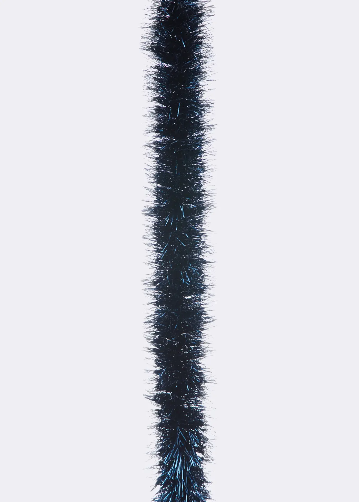 A photo of Downswept Fine Cut Tinsel Blue 2m