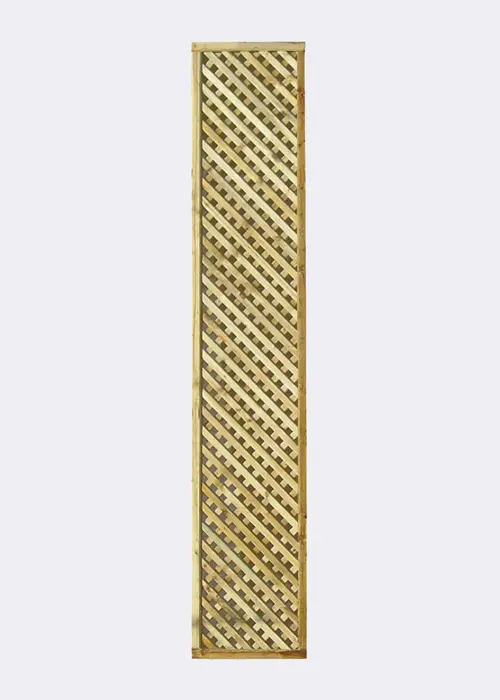 A photo of Pack of 3 1ft Privacy Diamond Trellis 1.830 x 0.305m