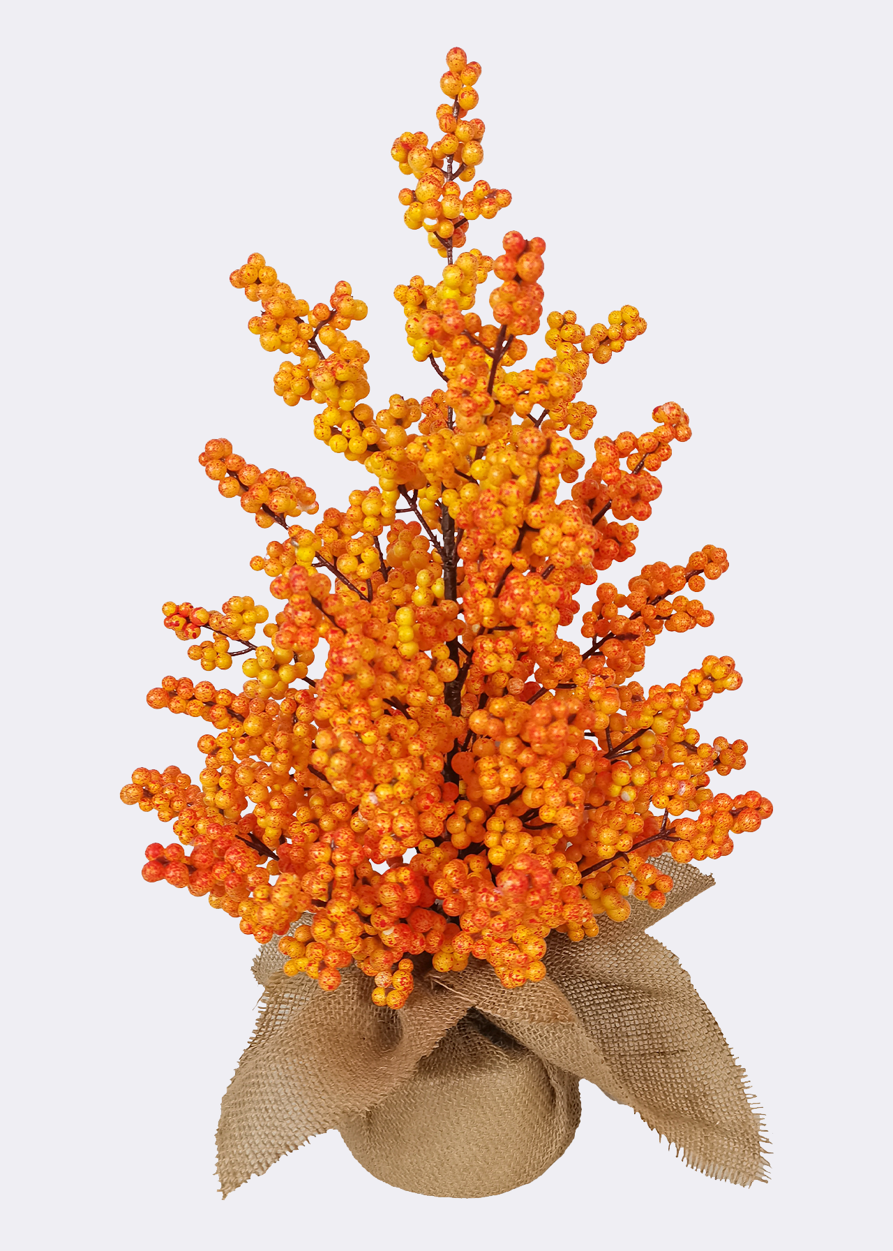 Autumn Berry Tree With Burlap Wrap 45cm