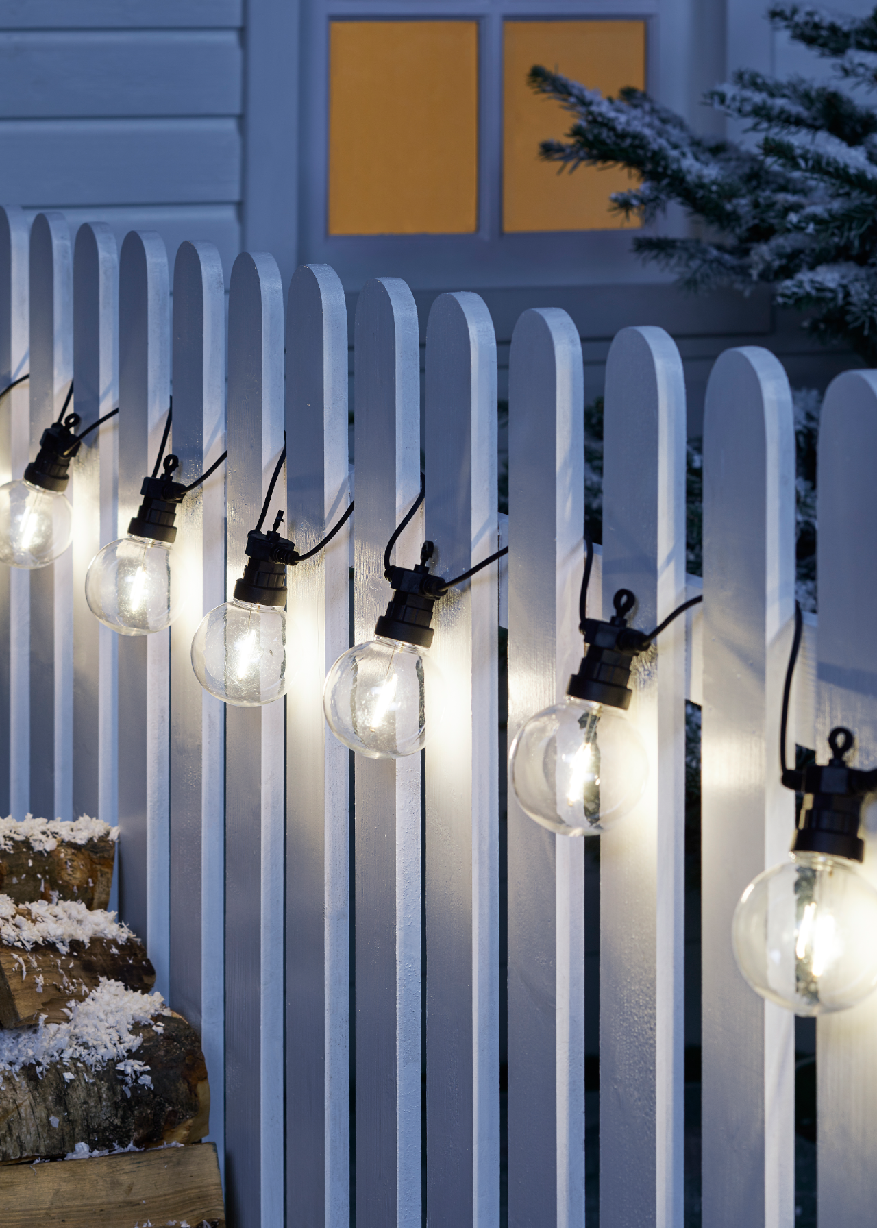 XL Bulb Warm White LED String Lights 8.5m