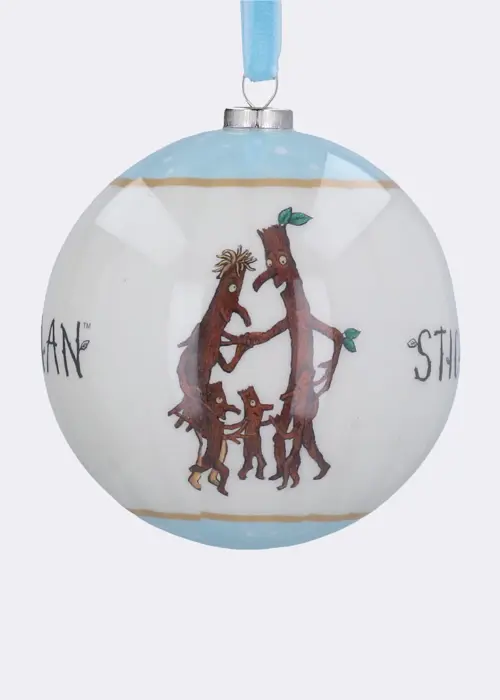 A photo of Stick Man & Family Polyfoam Bauble 8cm
