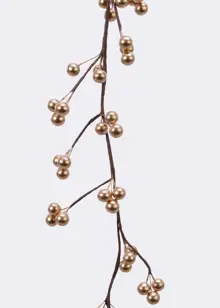 Twig Garland With Gold Berries 1.3m