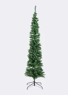 7ft Aspen Prelit Artificial Pencil Christmas Tree
