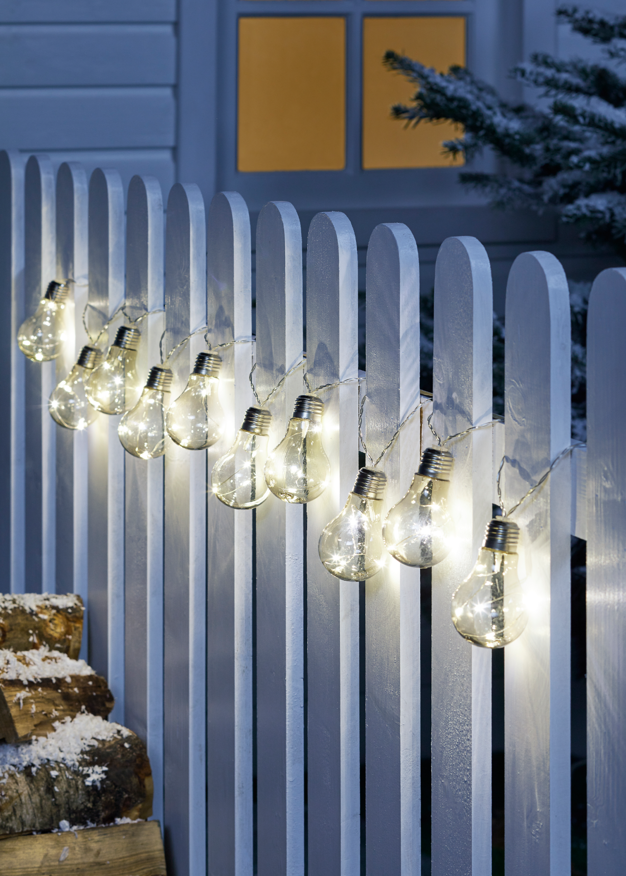 10 Smoky Bulb Party String Lights 6.35m