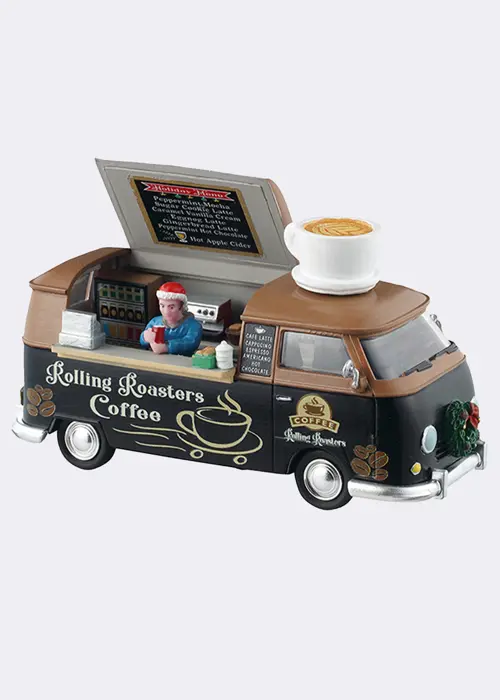 A photo of Lemax Rolling Roasters Coffee Model