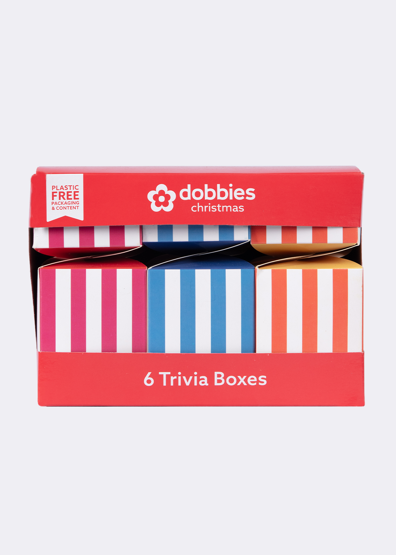 Pack of 6 Dobbies Festive Trivia Boxes