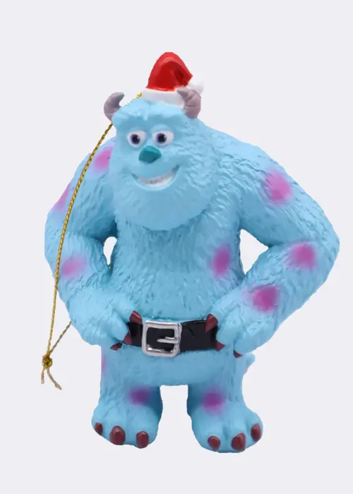 A photo of Disney 3D Christmas Sulley Hanging Ornament
