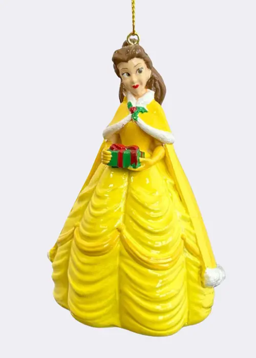 A photo of Disney 3D Princess Belle Hanging Ornament