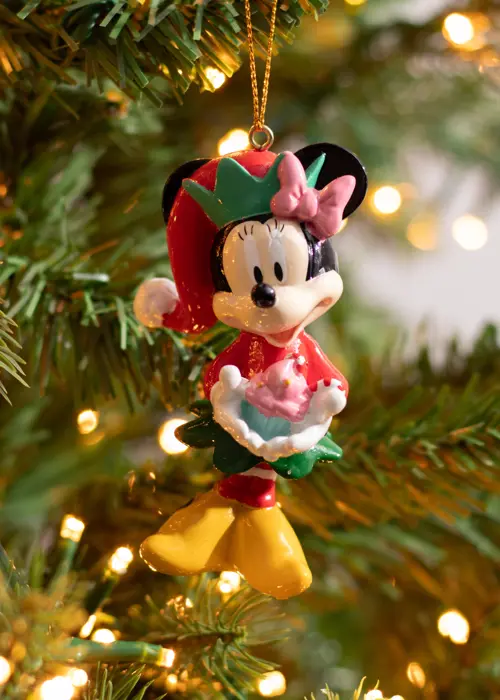 Disney 3D Santa Minnie Mouse Hanging Ornament