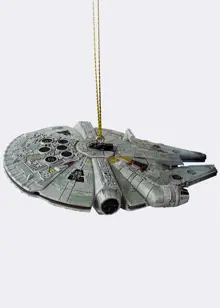 Disney 3D Star Wars Millennium Falcon Hanging Ornament
