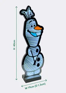 Disney Olaf Indoor & Outdoor Infinity Light 40cm
