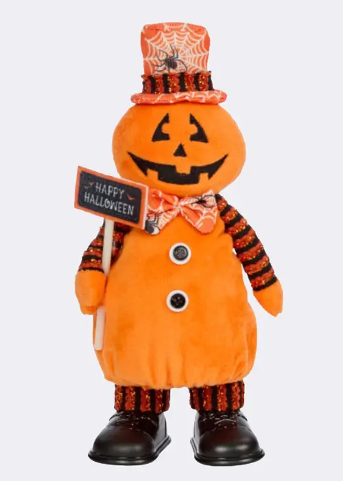 A photo of Spooky LED Animated Pumpkin Decoration 30cm