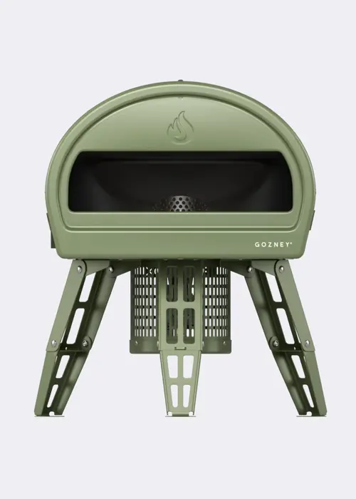 A photo of Gozney Roccbox Monochrome Olive Portable Pizza Oven