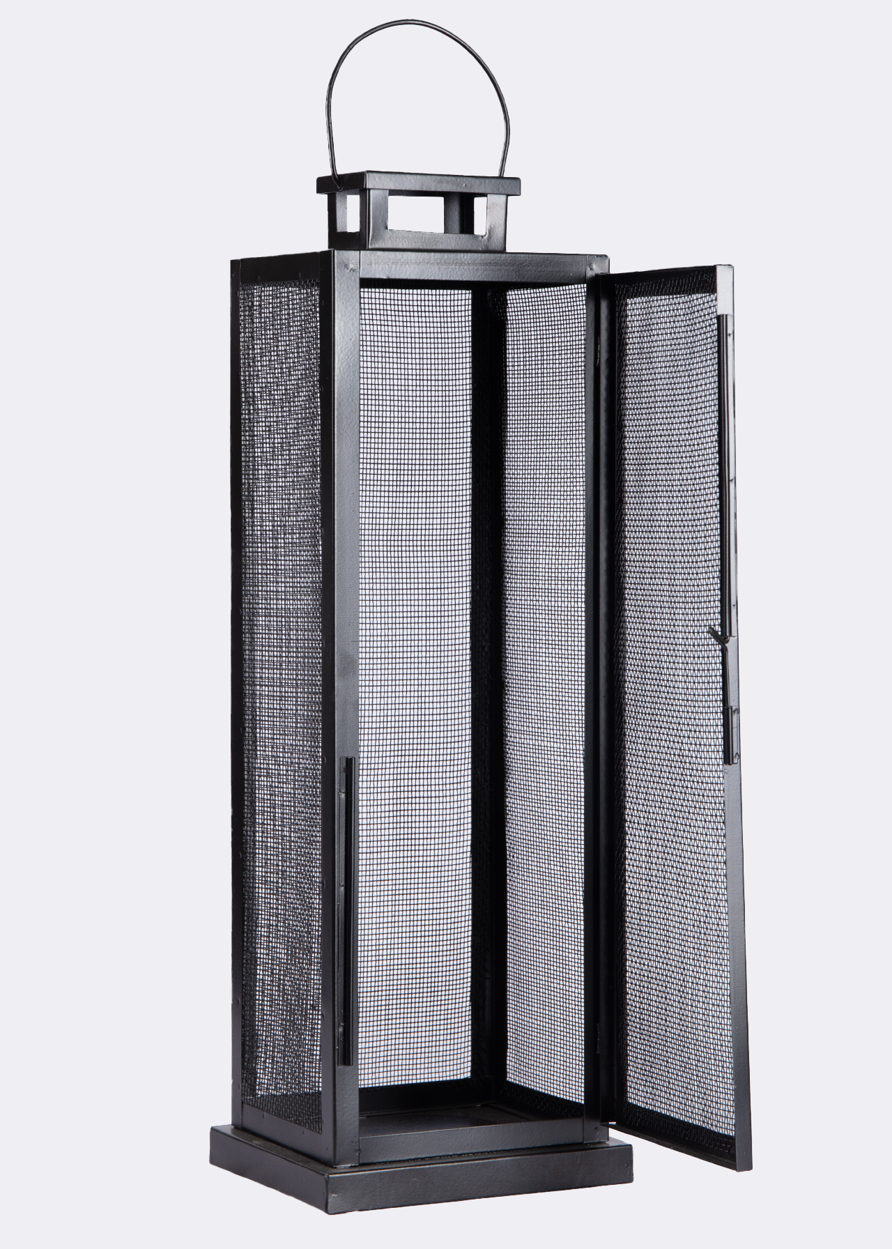 Black Iron Lantern Large 45cm