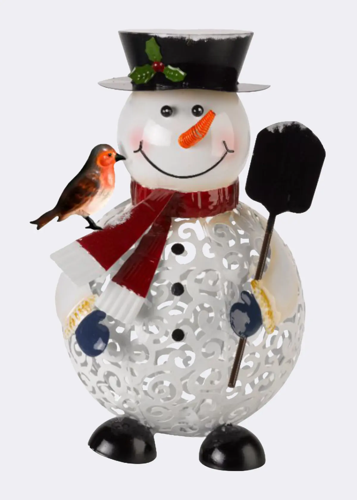 Filigree FolkLight Frosty Snowman LED Light