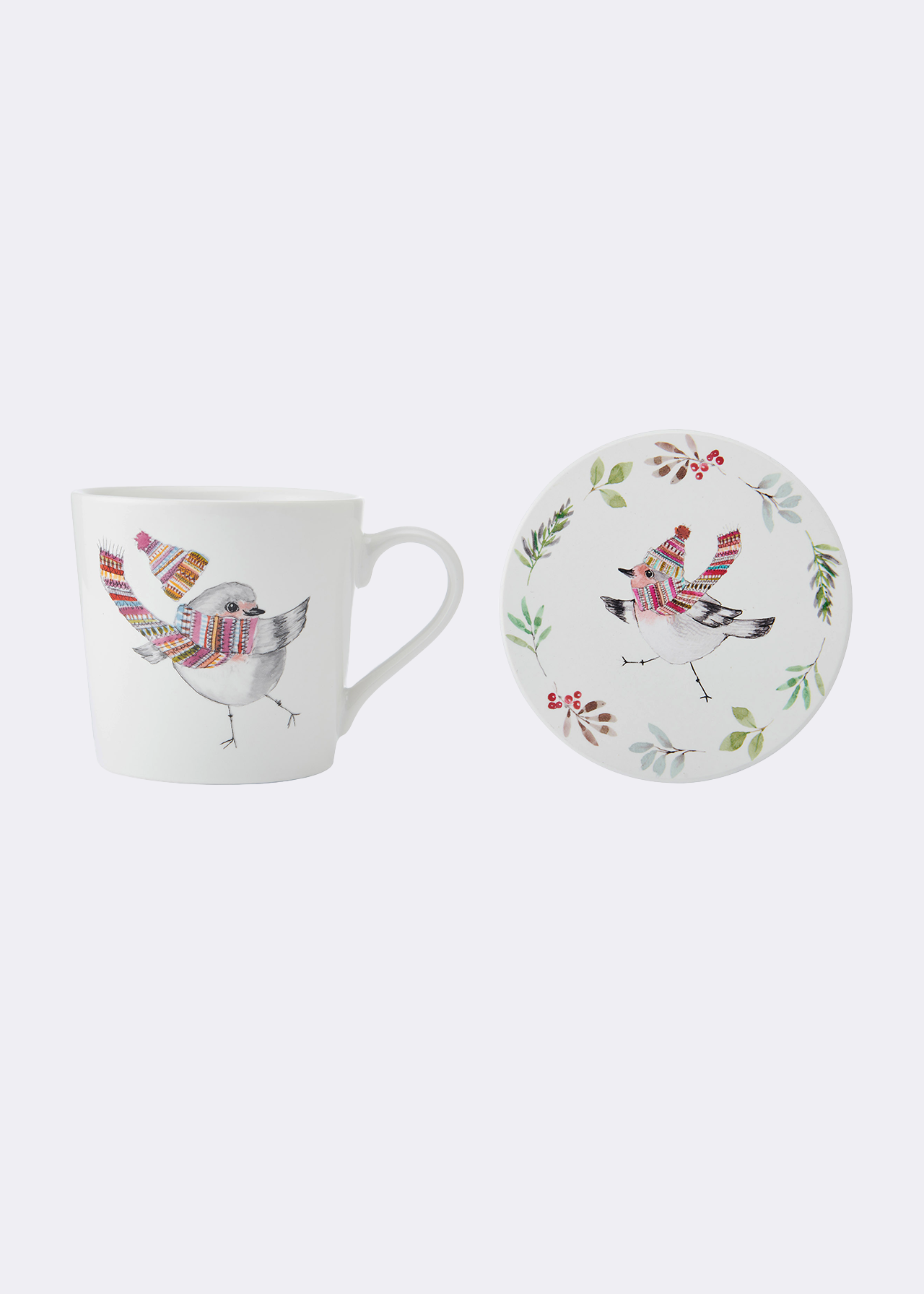 Tipperleyhill Fine China Mug and Coaster Set