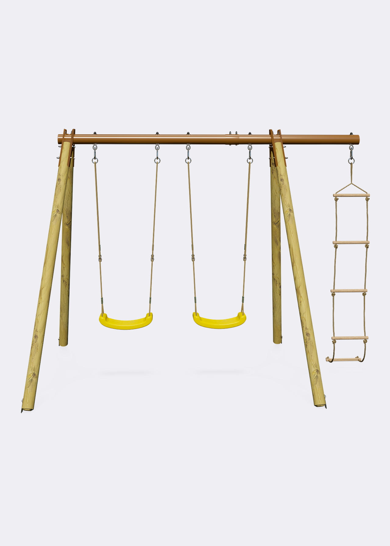 Trigano Piki double swing with rope ladder