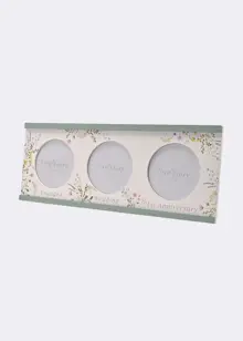 Love Story Wildflower Triple Photo Frame
