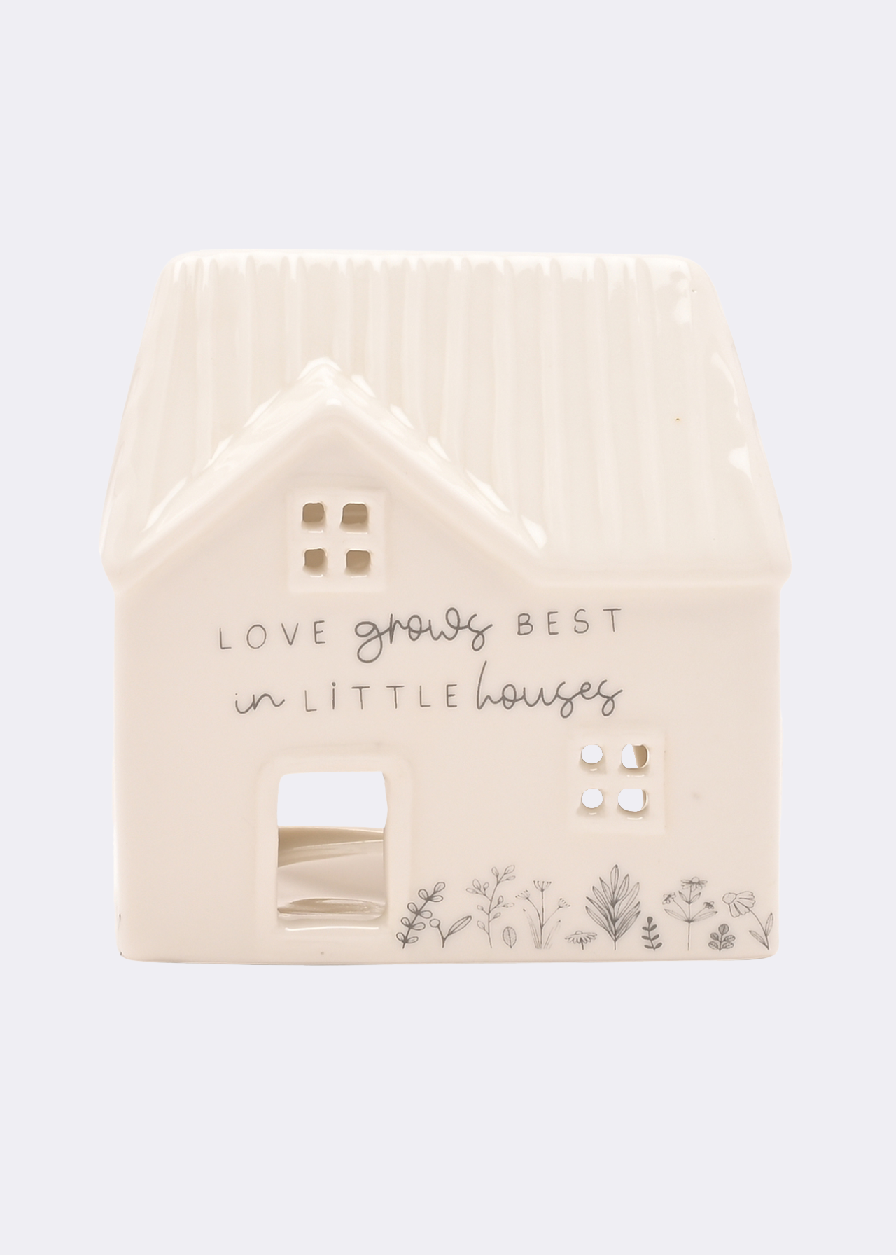 Moments Ceramic Little Houses Tea Light Holder