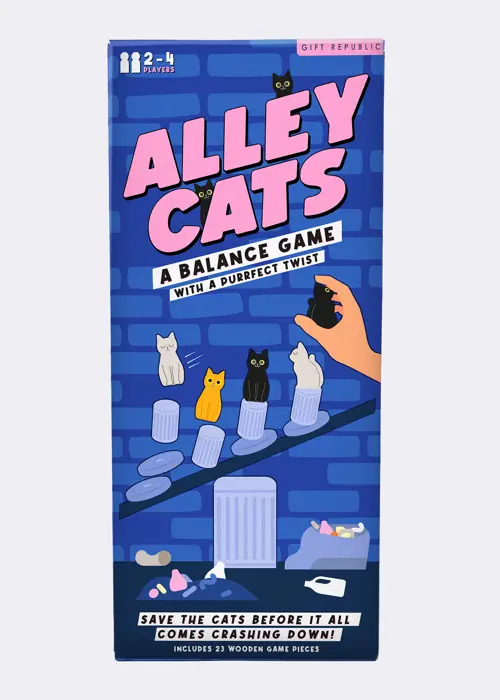 A photo of Alley Cats Stacking Game