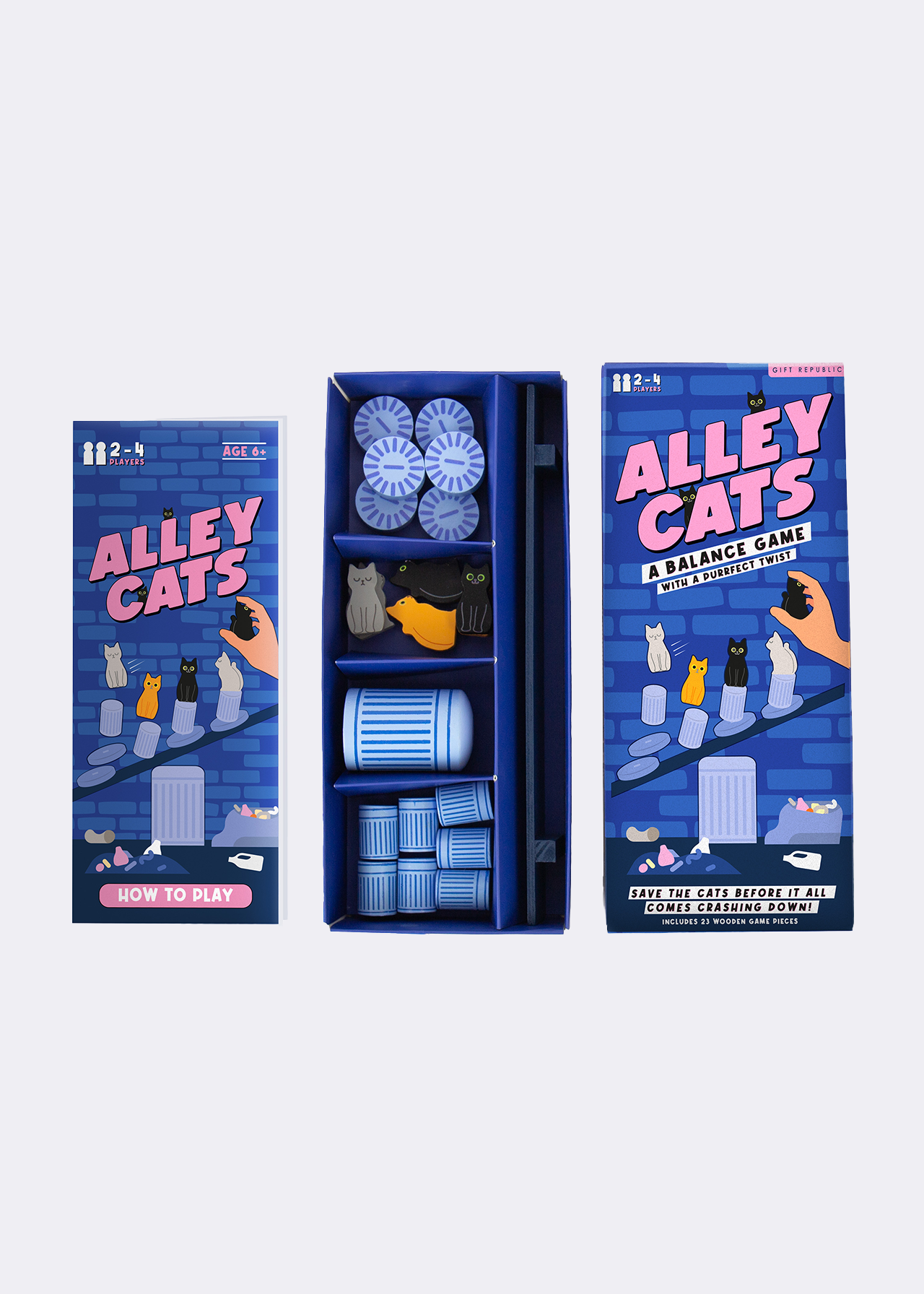 Jeu De Société Vintage The Alley Cats Game – Ideal 1977 – Jeu De Plateau Chats