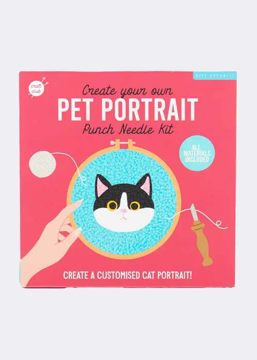 A photo of Cat Punch Needle Kit