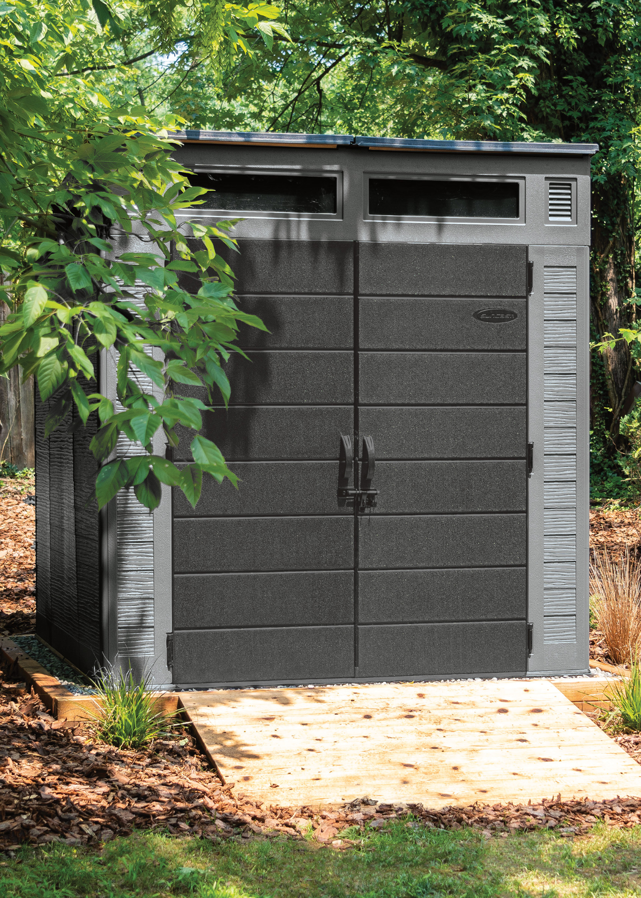 Moda Modernist 7x7 Plastic Shed (Installed)