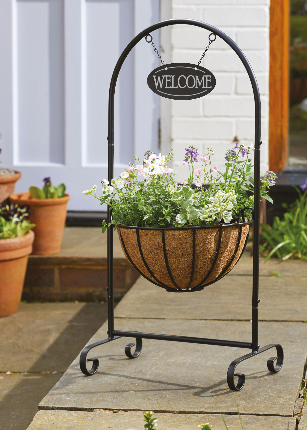Classic Welcome Planter 12"