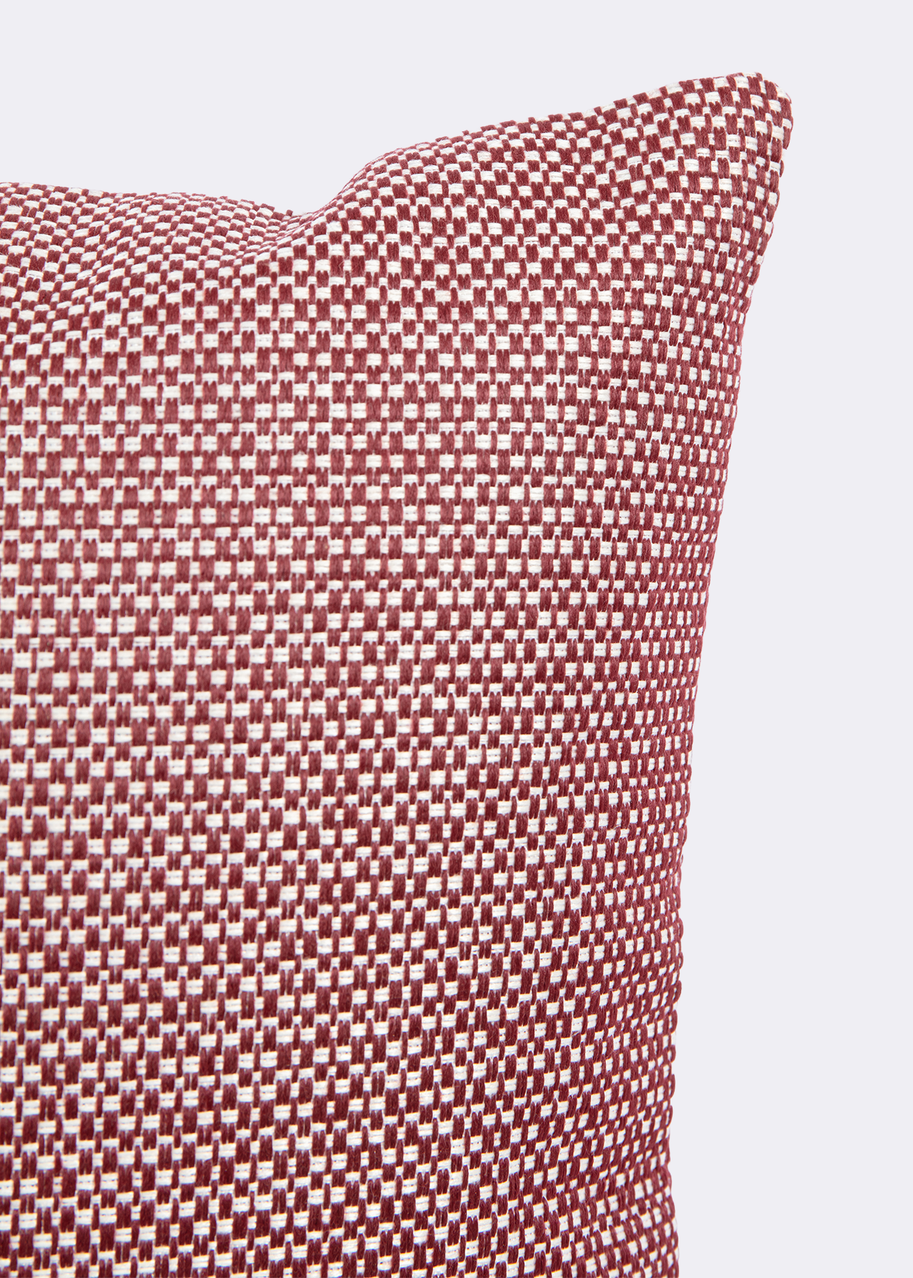 Outdoor Oasis Textured Outdoor Cushion 45x45cm Red