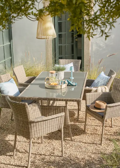 Milo 6 Seater Outdoor Dining Set