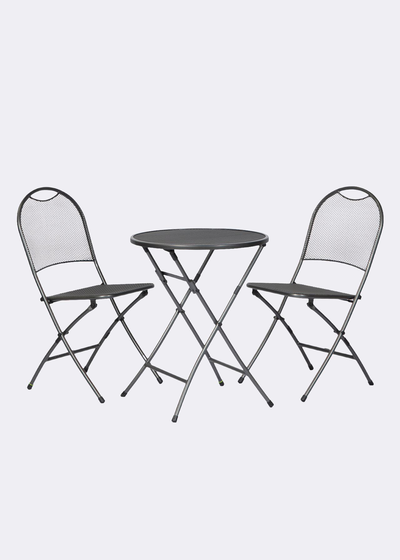 Lisbon 2 Seater Bistro Set Grey