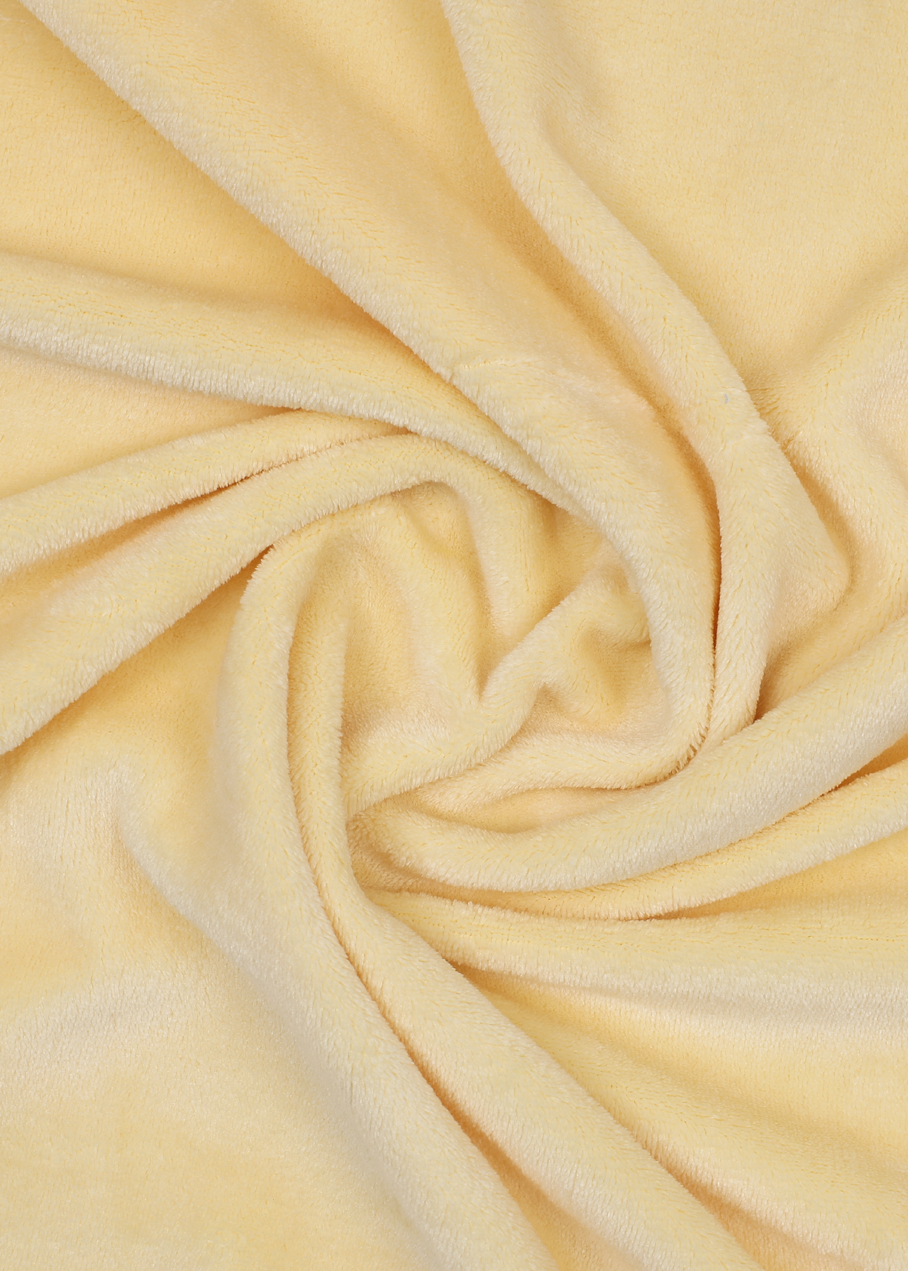 Yellow Fleece Throw 130x170cm