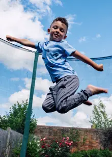 Plum® 12ft Fun Springsafe® Trampoline & Enclosure