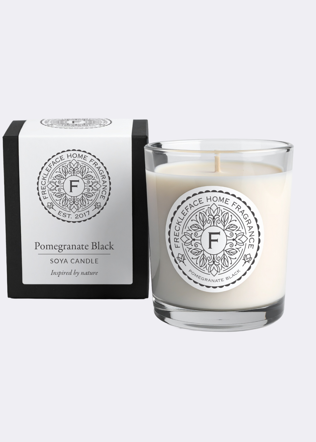 Luxury  Pomegranate Black Mini Candle