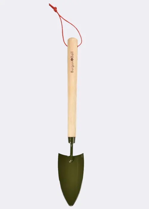 A photo of Burgon & Ball BoronGreen Mid Handled Trowel