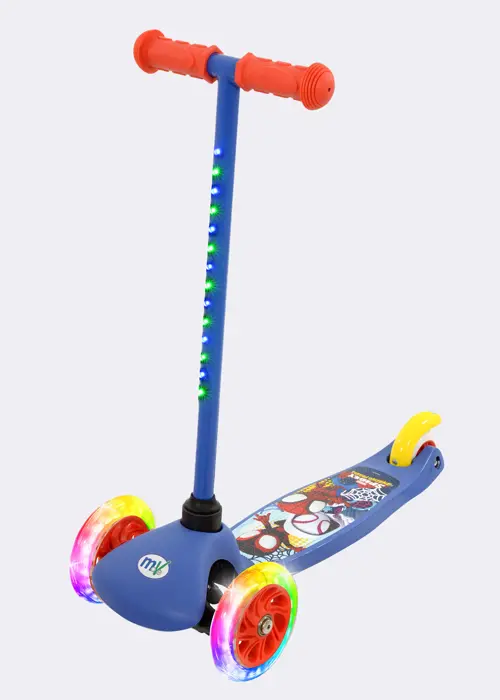A photo of Spidey & His Amazing Friends Tilt and Glow Scooter