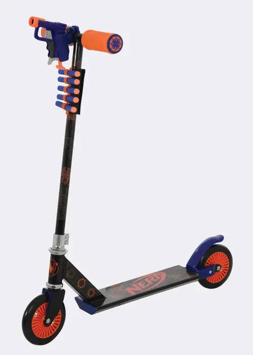 A photo of Nerf Blaster Inline Scooter with Blaster & Darts