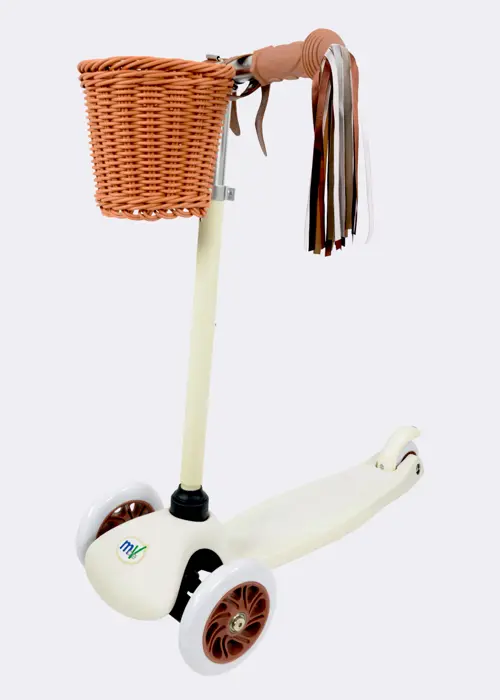 A photo of MoVe Mini Go! Tilt Scooter with Basket and Tassels