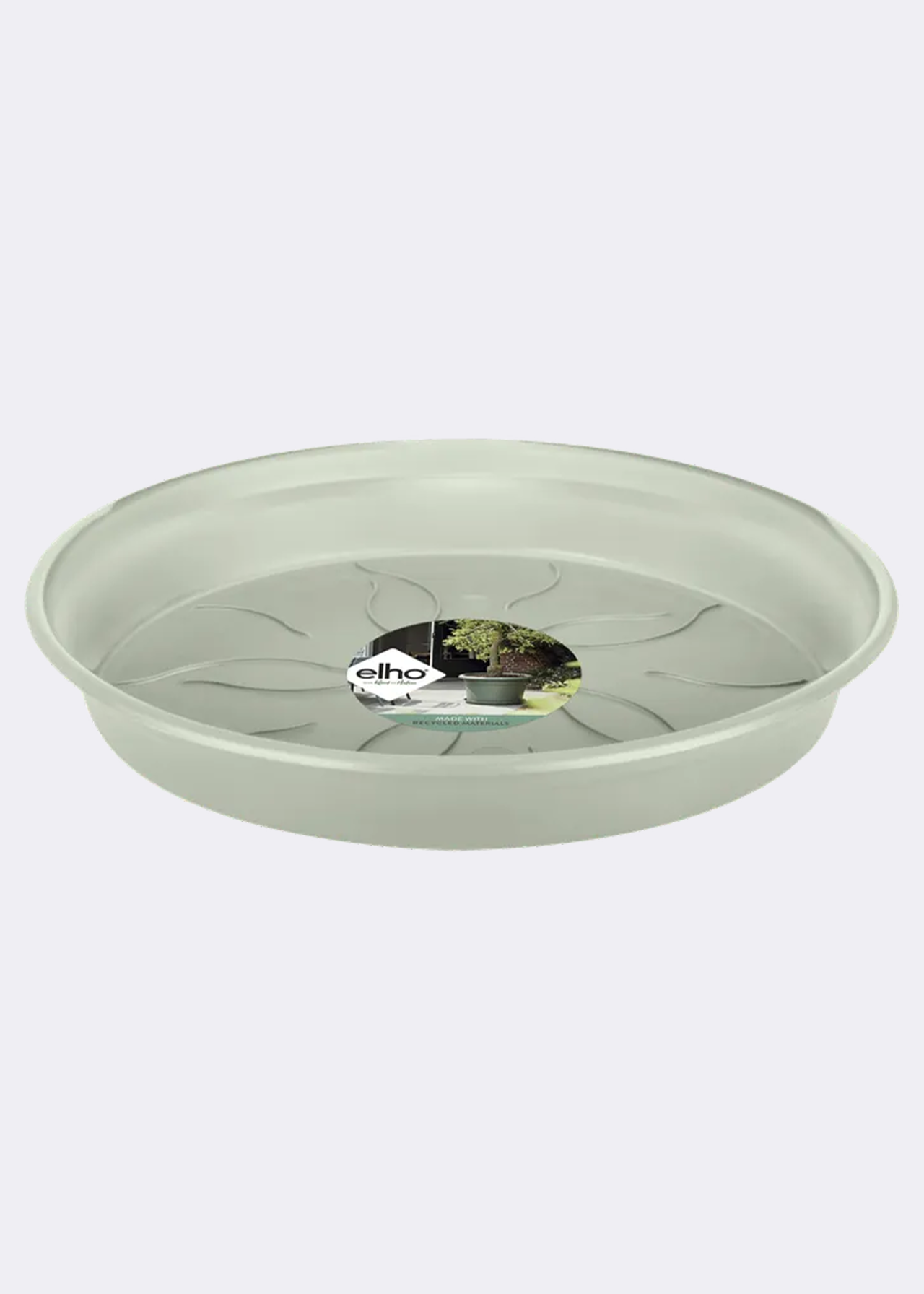 Elho Green Basics Saucer 29cm Stone Green