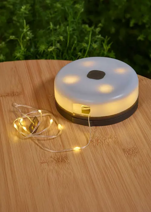 A photo of 100 Portable Solar LED String Lights