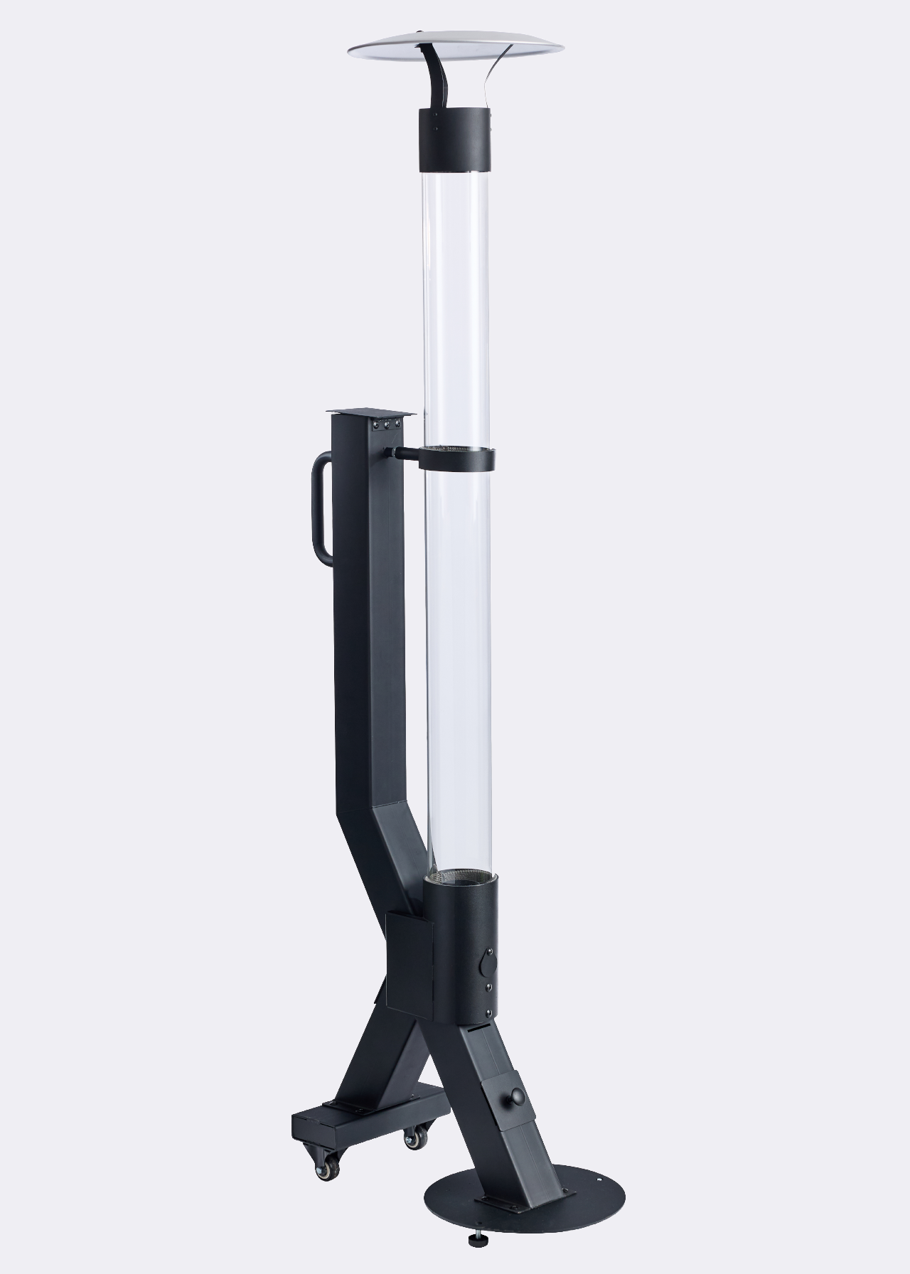 Outback Lunar Classic Pellet Patio Heater 1.72m Black Steel