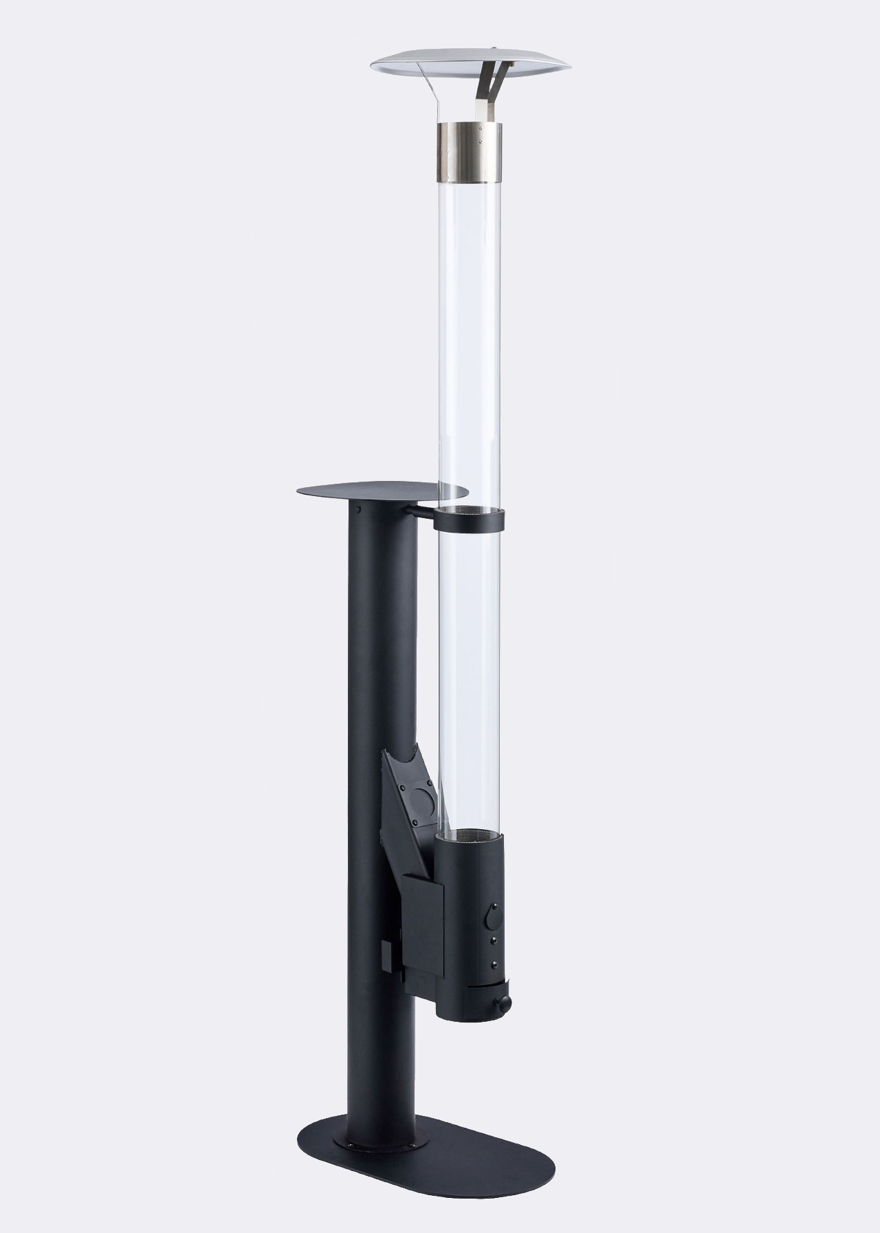 Outback Lunar Classic Plus Pellet Patio Heater 1.77m Black S