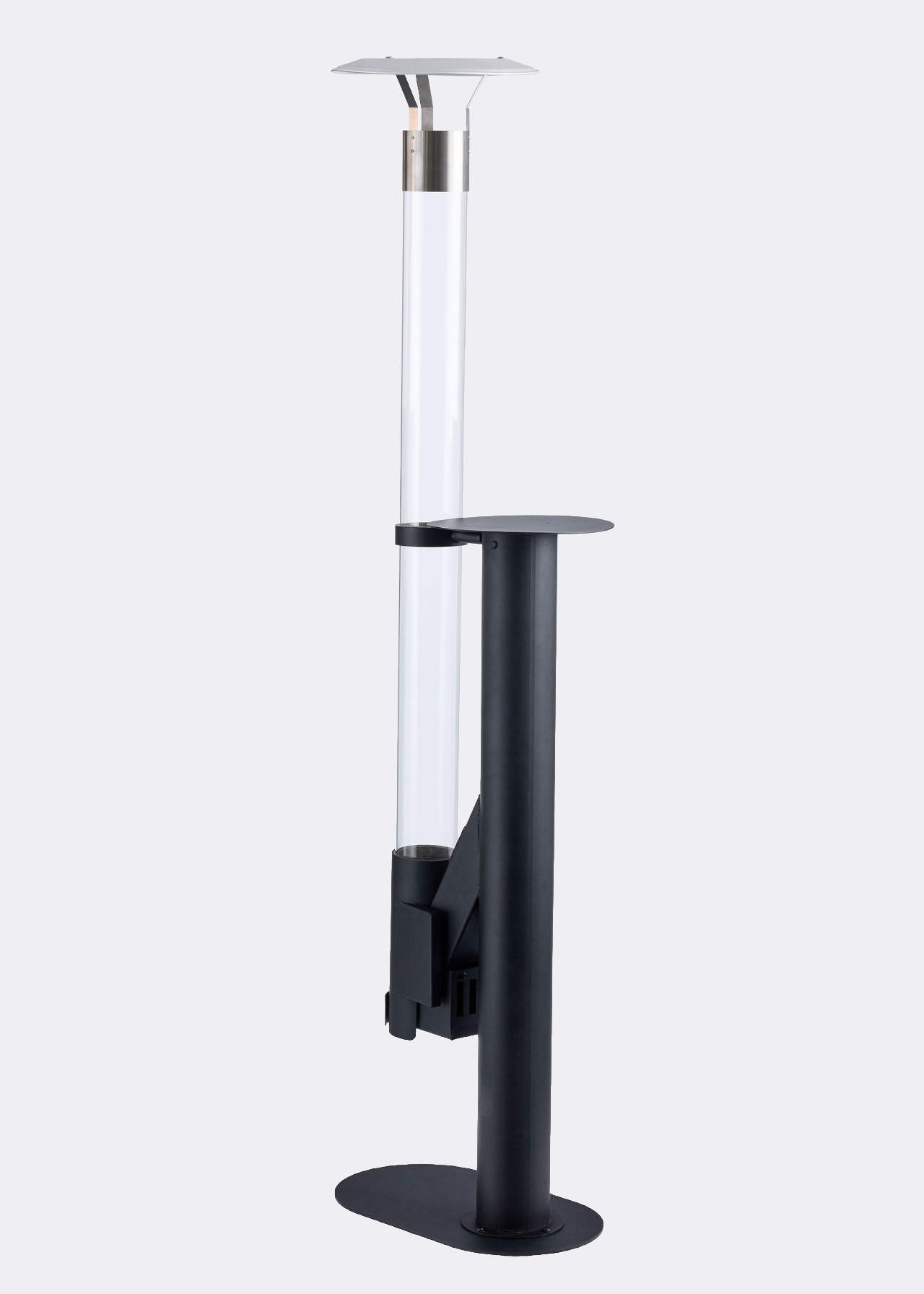 Outback Lunar Classic Plus Pellet Patio Heater 1.77m Black S