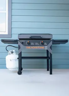 28" Iron Forged Blackout Griddle Cooking Station with Hood