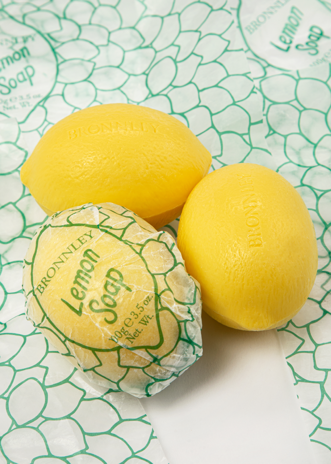 Bronnley 1884 Lemon Soap in Gift Box 3x100g
