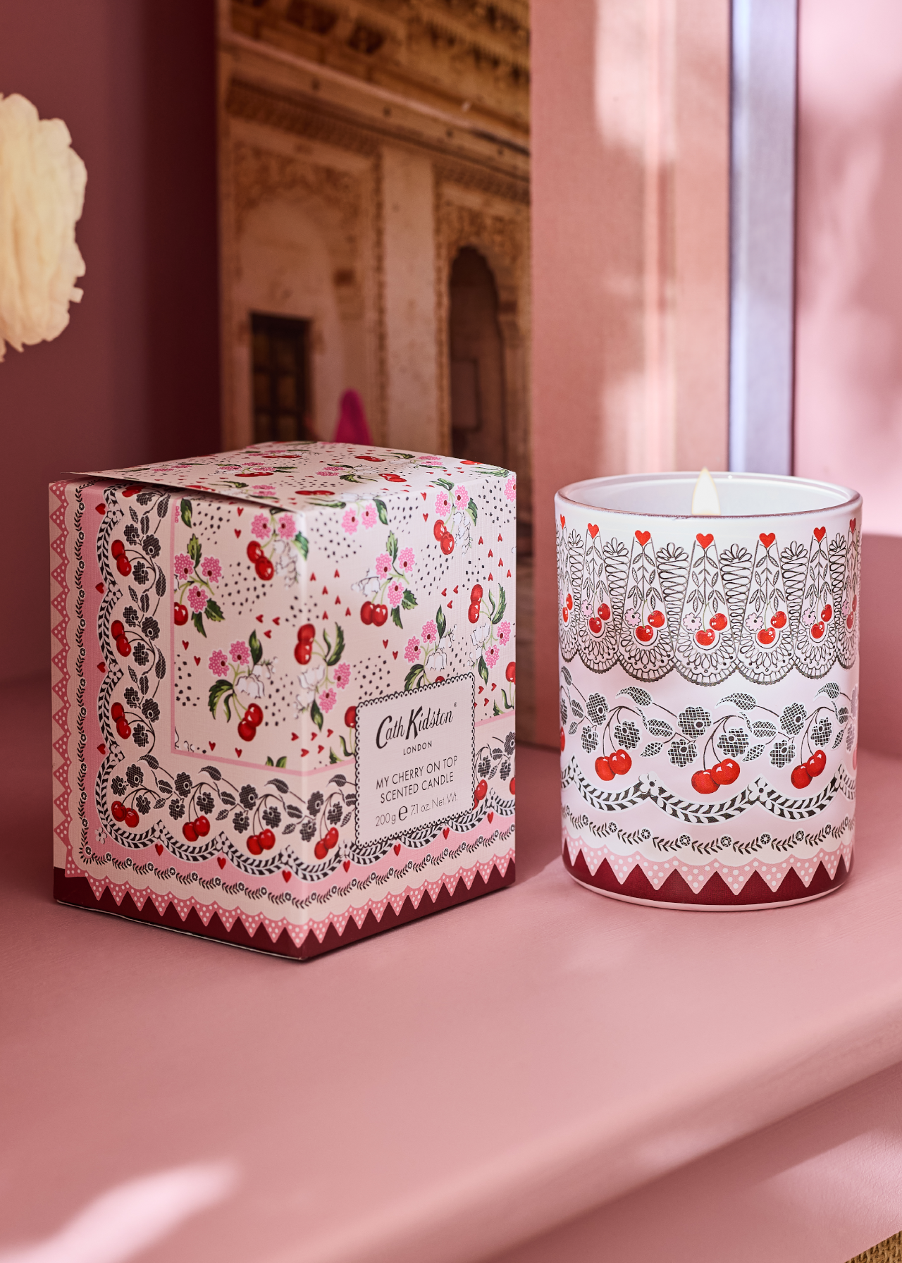 Cath Kidston My Cherry On Top Candle 220g | Dobbies Garden Centres