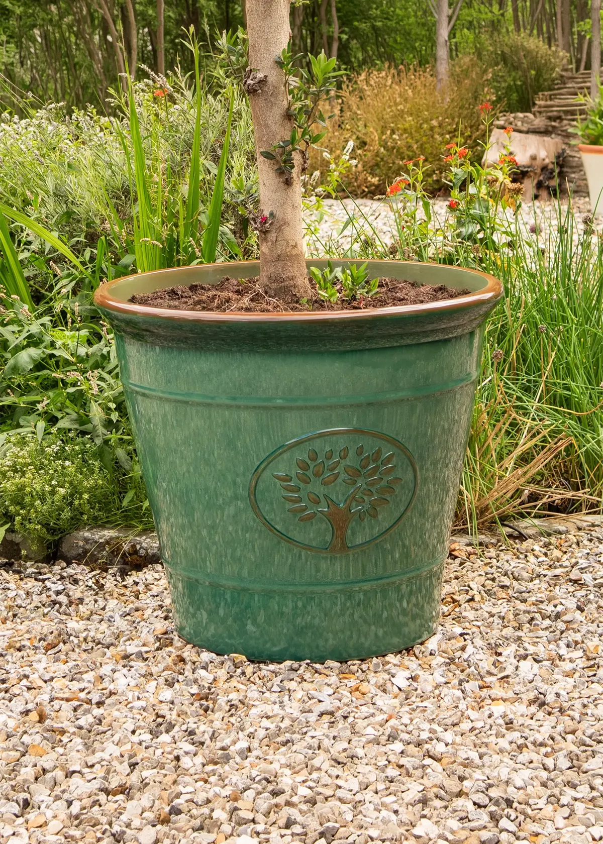 Ascot Planter 75cm Sea Green