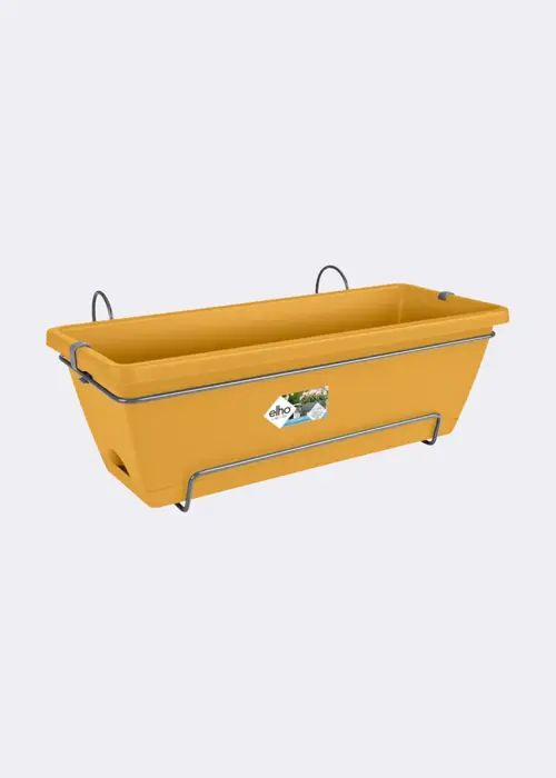 A photo of Elho Barcelona All-in-1 Planter 50cm Yellow