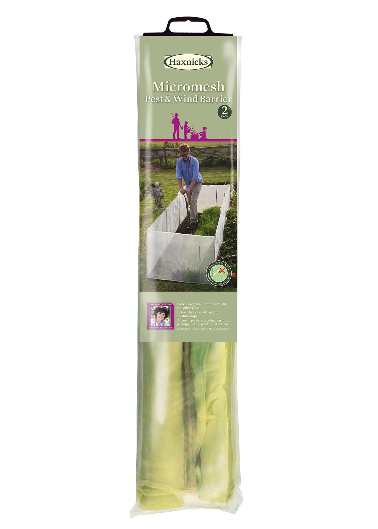 Haxnicks Pest + Wind Barrier Micro Mesh (x2)