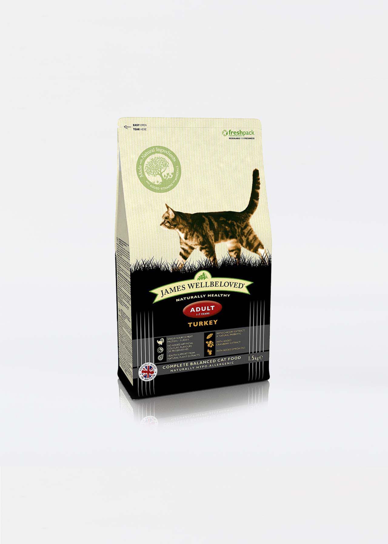 James wellbeloved adult turkey 1.5kg